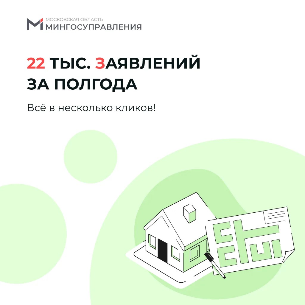 22 тыс. заявлений за полгода – всё в несколько кликов!